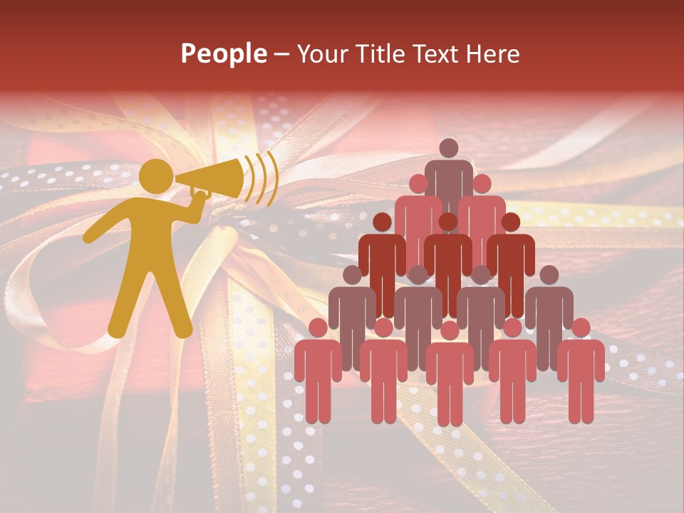 Wrap Brown Blur PowerPoint Template