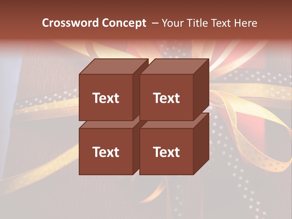 Brown Celebrate Wrap PowerPoint Template