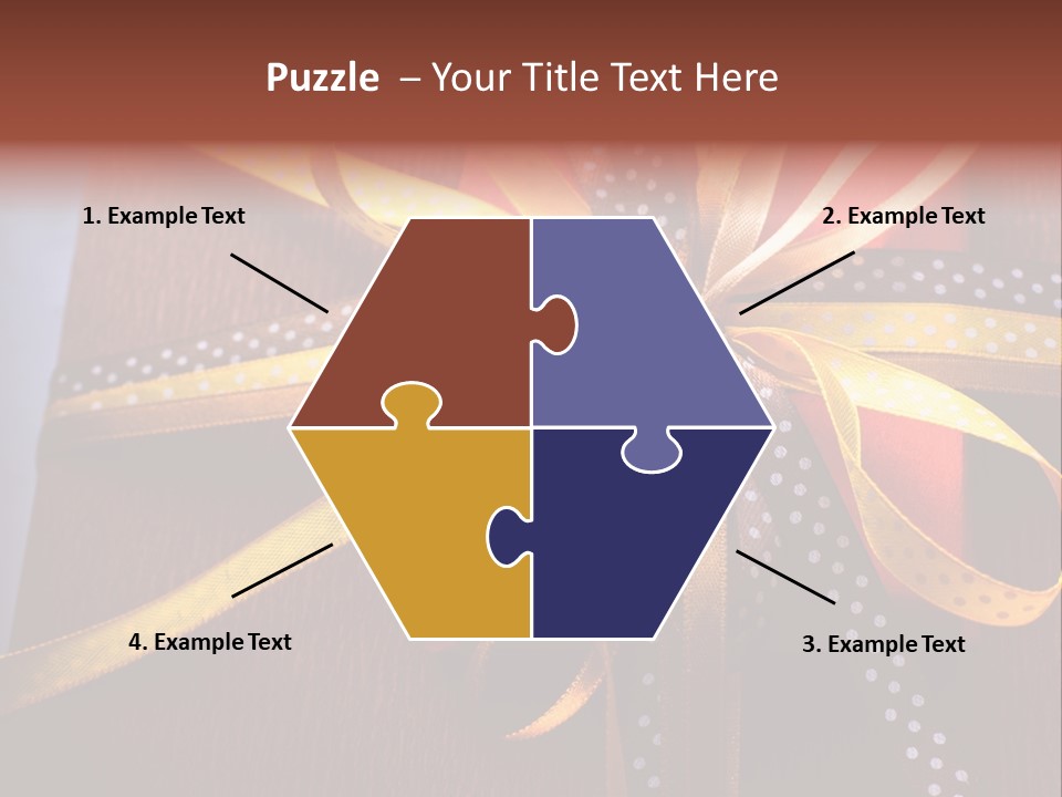 Brown Celebrate Wrap PowerPoint Template