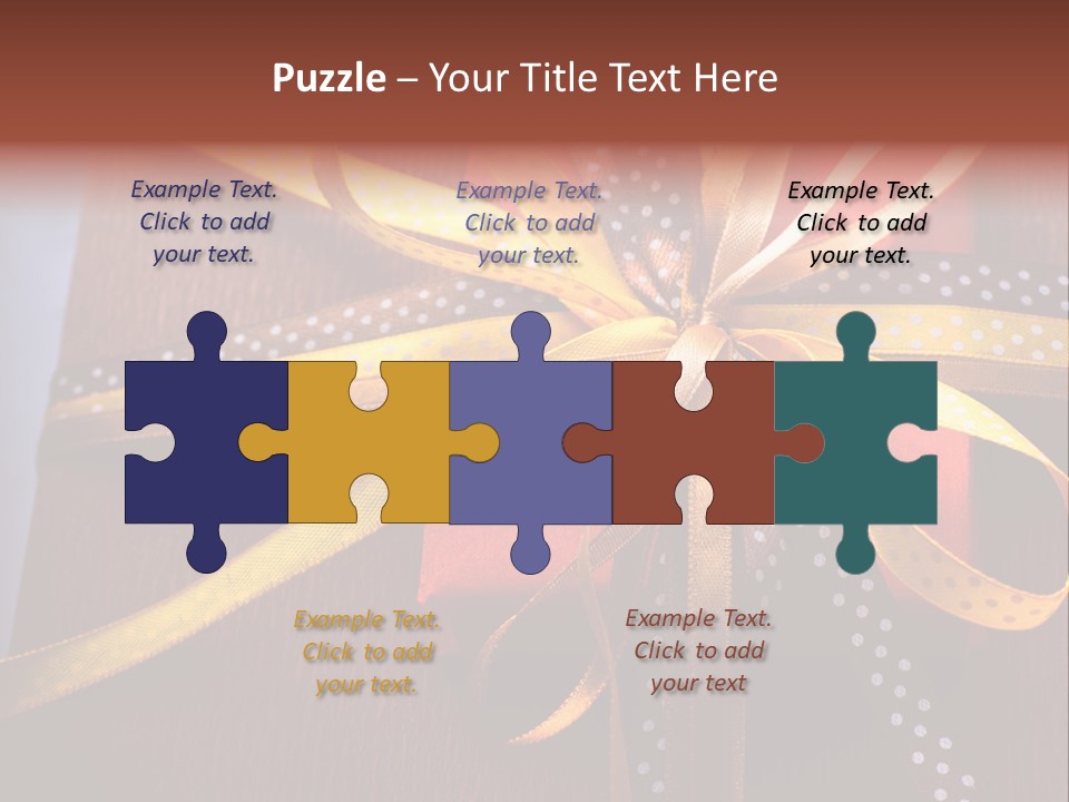 Brown Celebrate Wrap PowerPoint Template