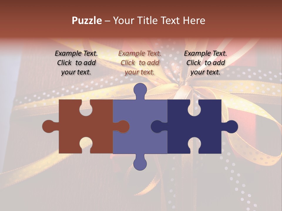 Brown Celebrate Wrap PowerPoint Template