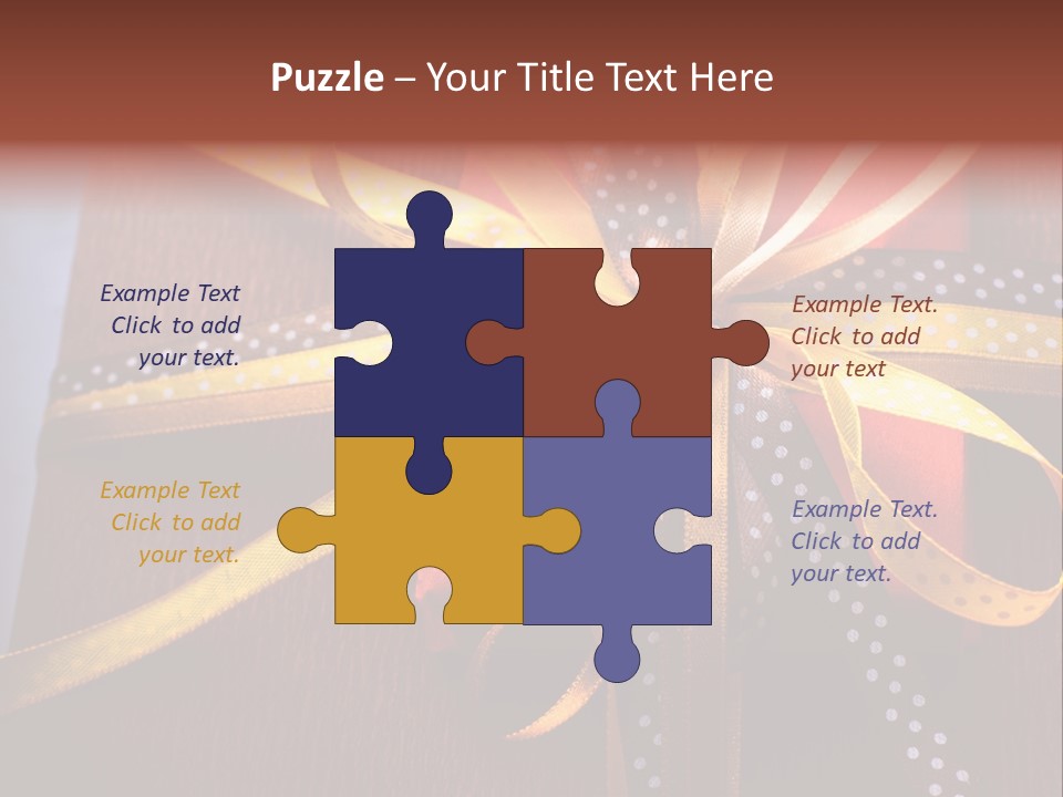 Brown Celebrate Wrap PowerPoint Template