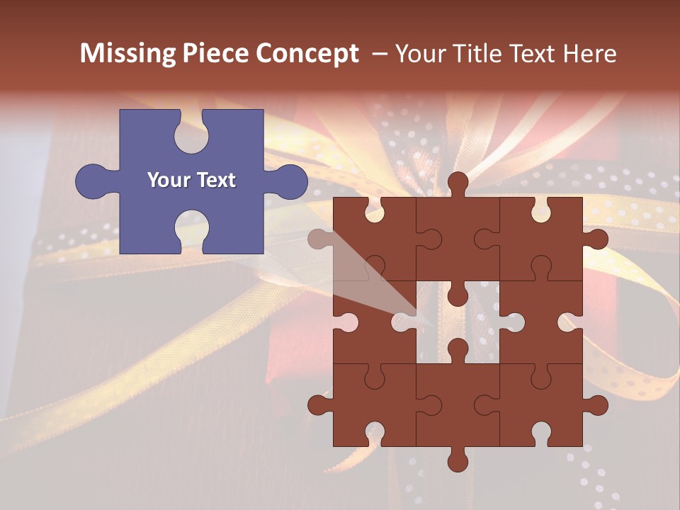 Brown Celebrate Wrap PowerPoint Template