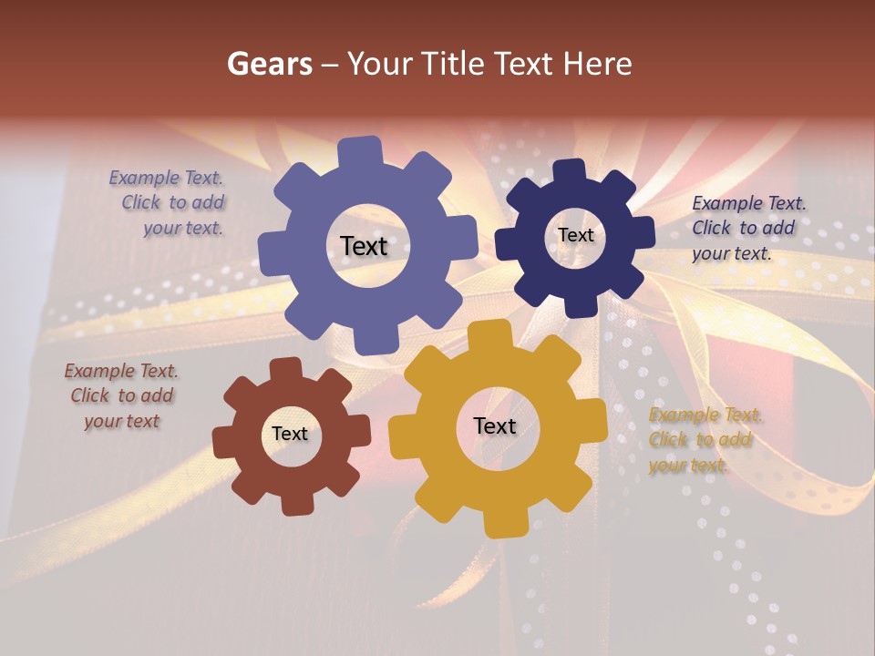 Brown Celebrate Wrap PowerPoint Template