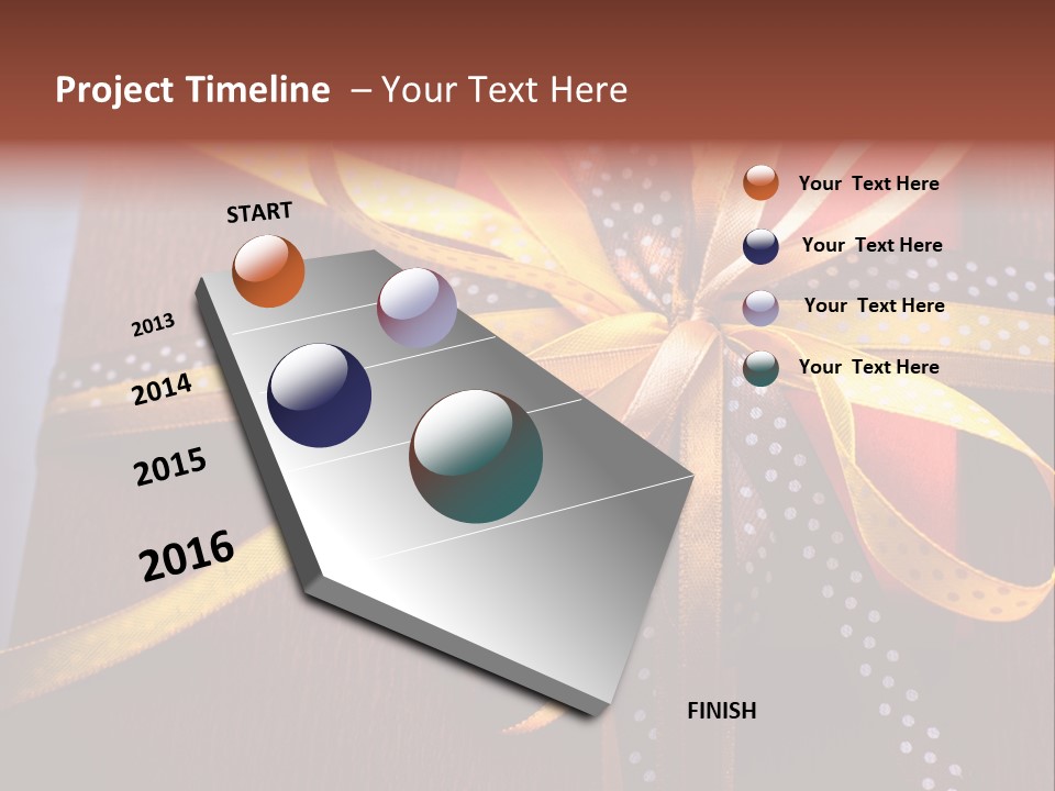 Brown Celebrate Wrap PowerPoint Template