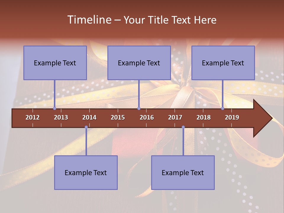 Brown Celebrate Wrap PowerPoint Template