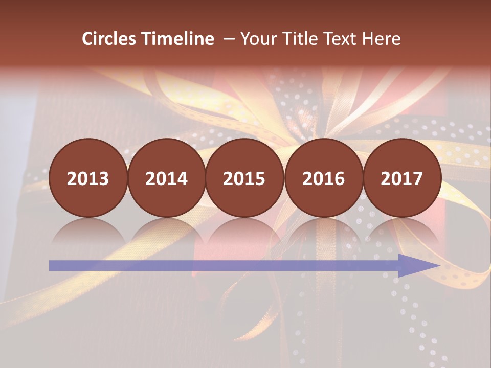 Brown Celebrate Wrap PowerPoint Template