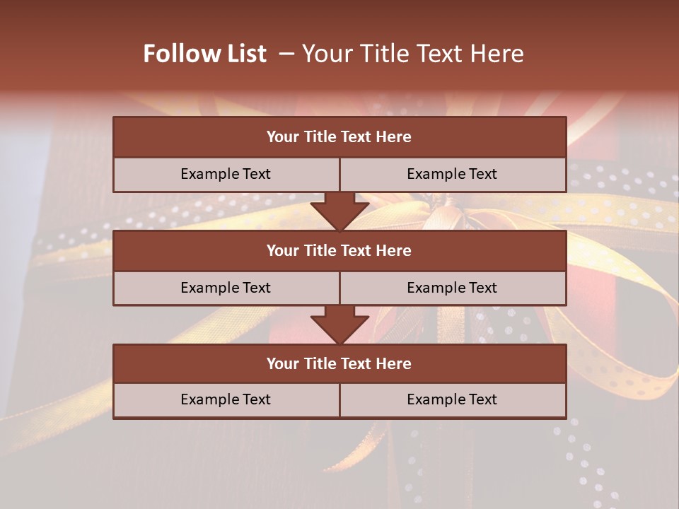 Brown Celebrate Wrap PowerPoint Template