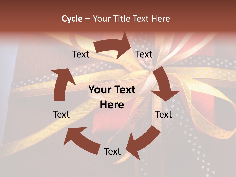 Brown Celebrate Wrap PowerPoint Template