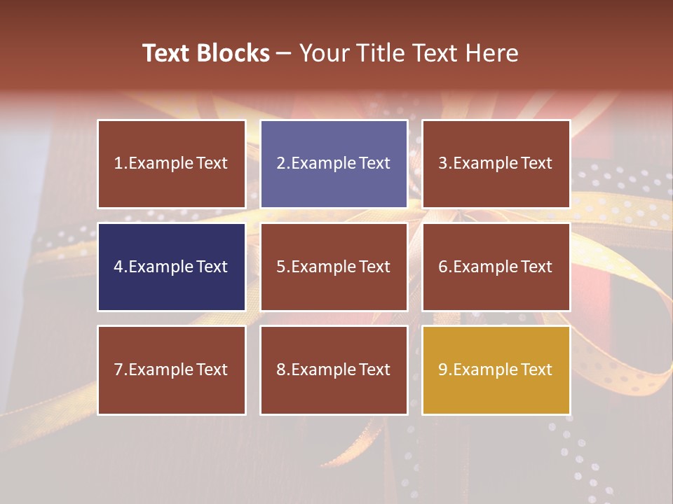 Brown Celebrate Wrap PowerPoint Template