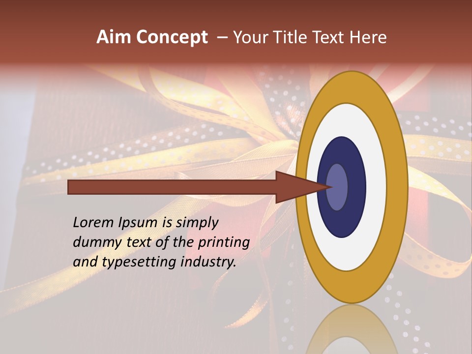 Brown Celebrate Wrap PowerPoint Template
