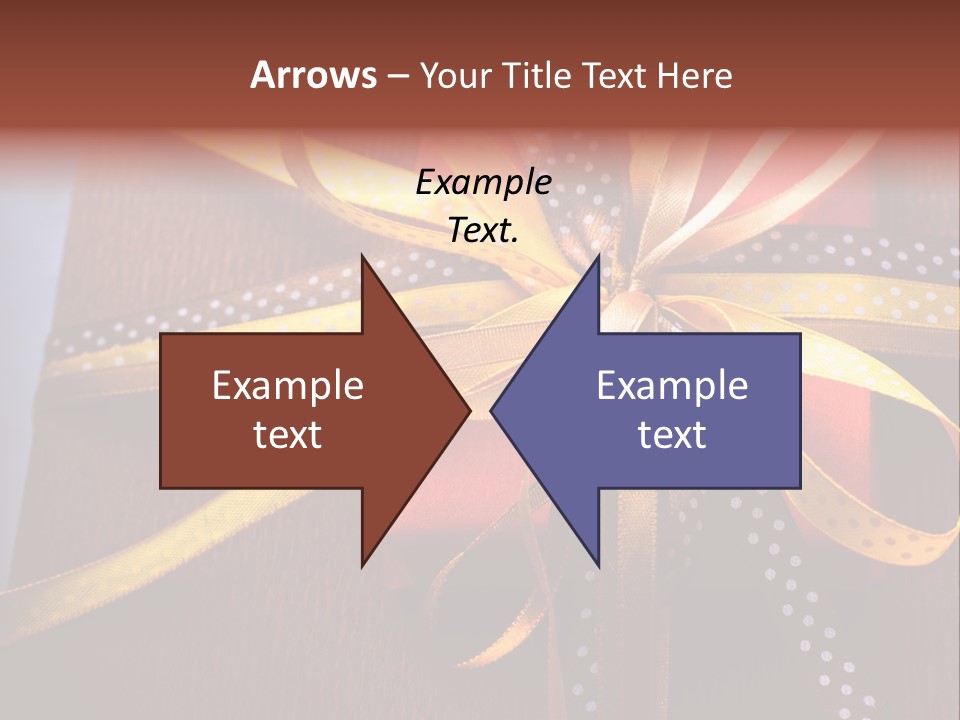 Brown Celebrate Wrap PowerPoint Template