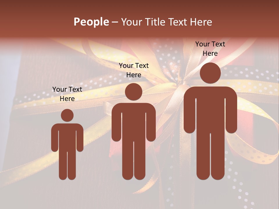 Brown Celebrate Wrap PowerPoint Template