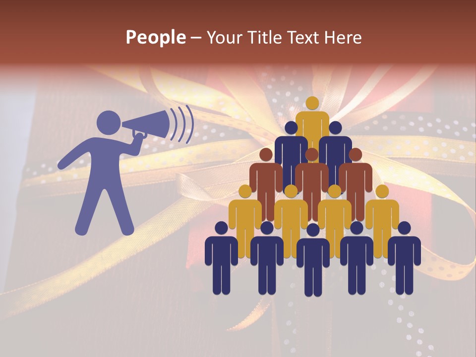 Brown Celebrate Wrap PowerPoint Template