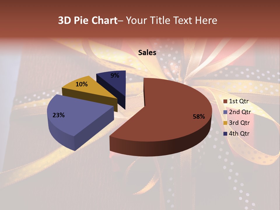 Brown Celebrate Wrap PowerPoint Template