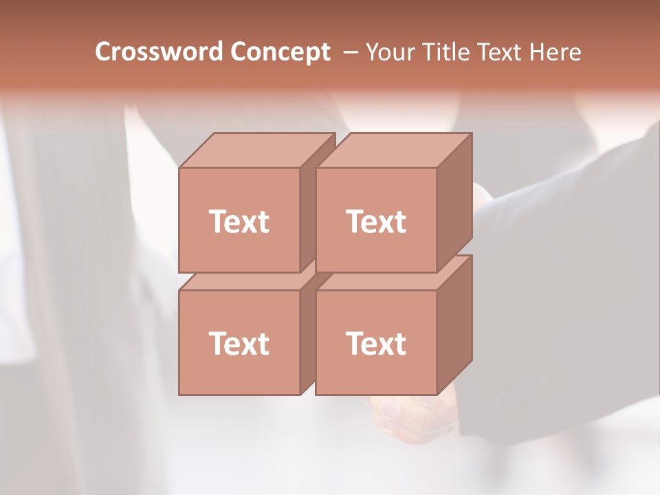 Sign Cooperation Success PowerPoint Template