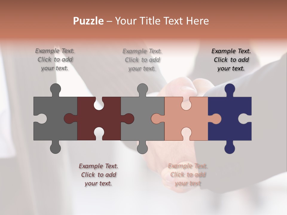 Sign Cooperation Success PowerPoint Template