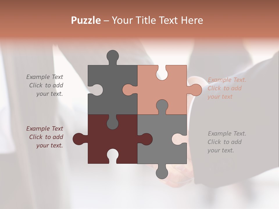 Sign Cooperation Success PowerPoint Template