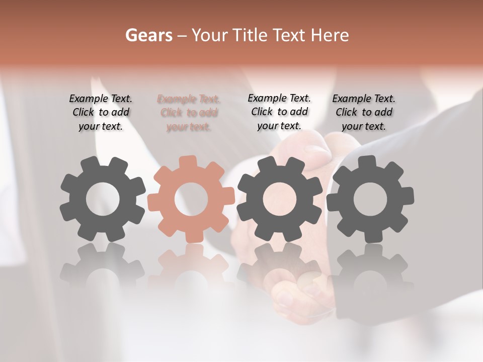 Sign Cooperation Success PowerPoint Template