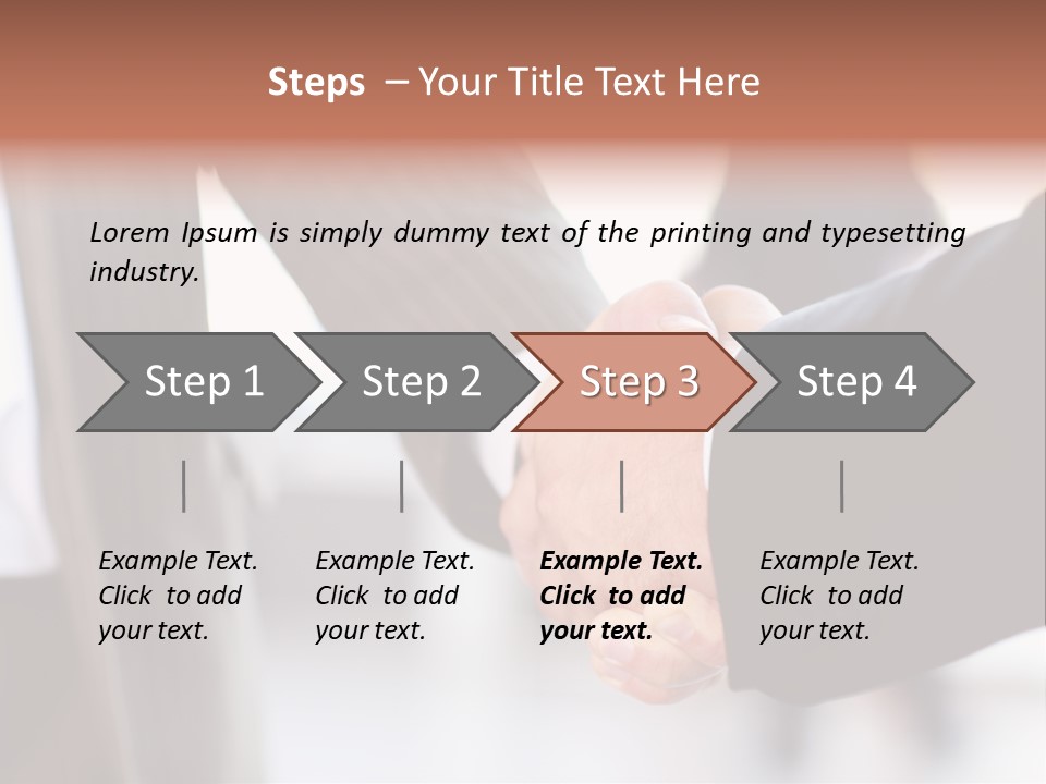 Sign Cooperation Success PowerPoint Template