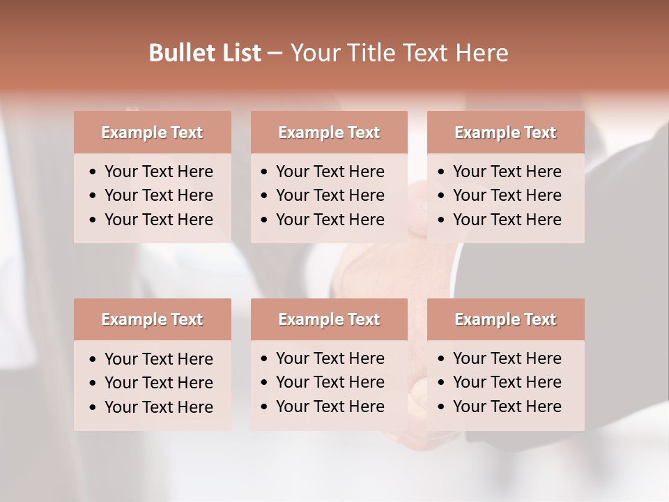 Sign Cooperation Success PowerPoint Template