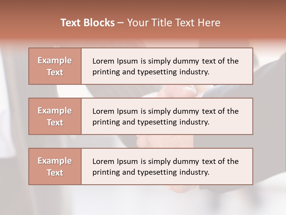 Sign Cooperation Success PowerPoint Template