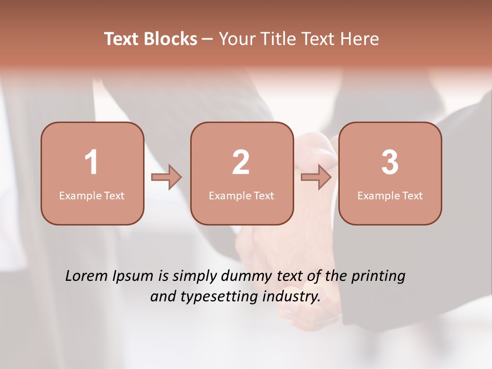 Sign Cooperation Success PowerPoint Template