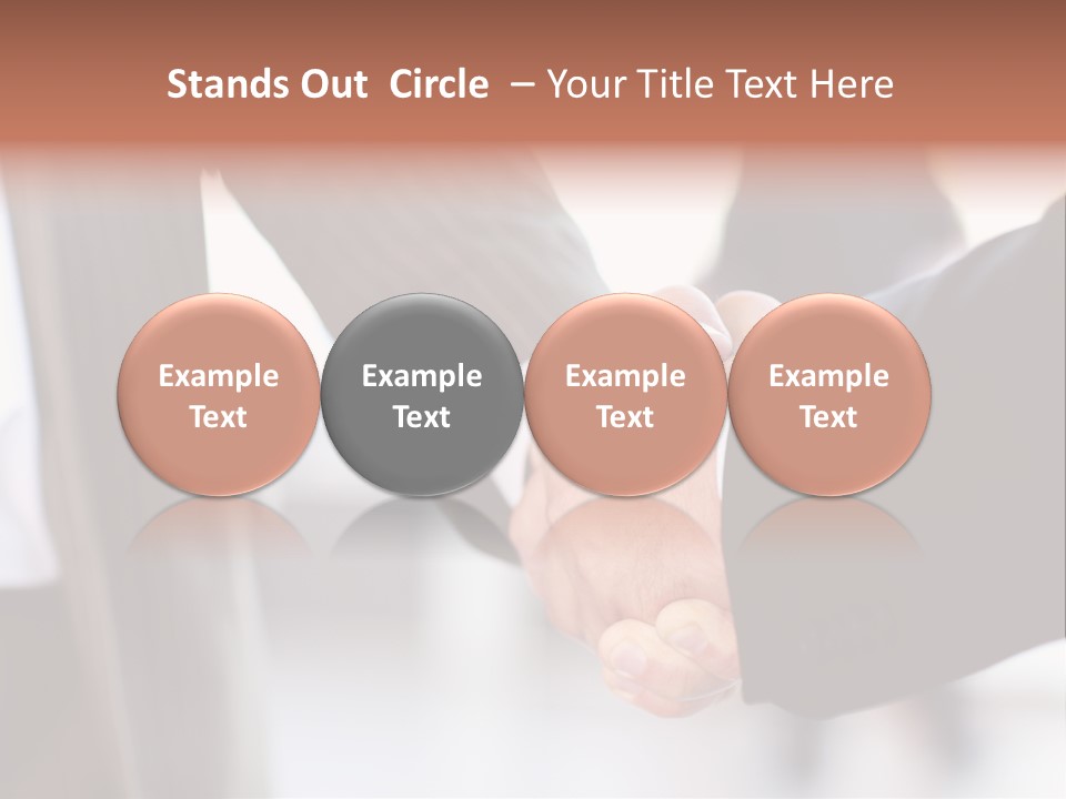 Sign Cooperation Success PowerPoint Template