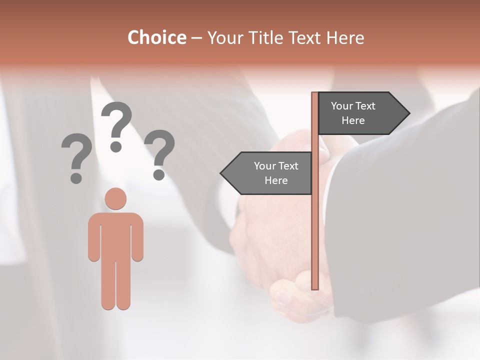Sign Cooperation Success PowerPoint Template