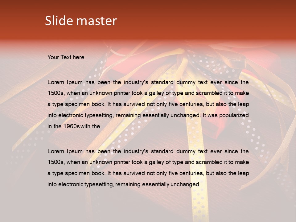 Ornament Sharing Decorate PowerPoint Template