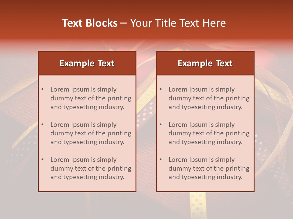 Ornament Sharing Decorate PowerPoint Template