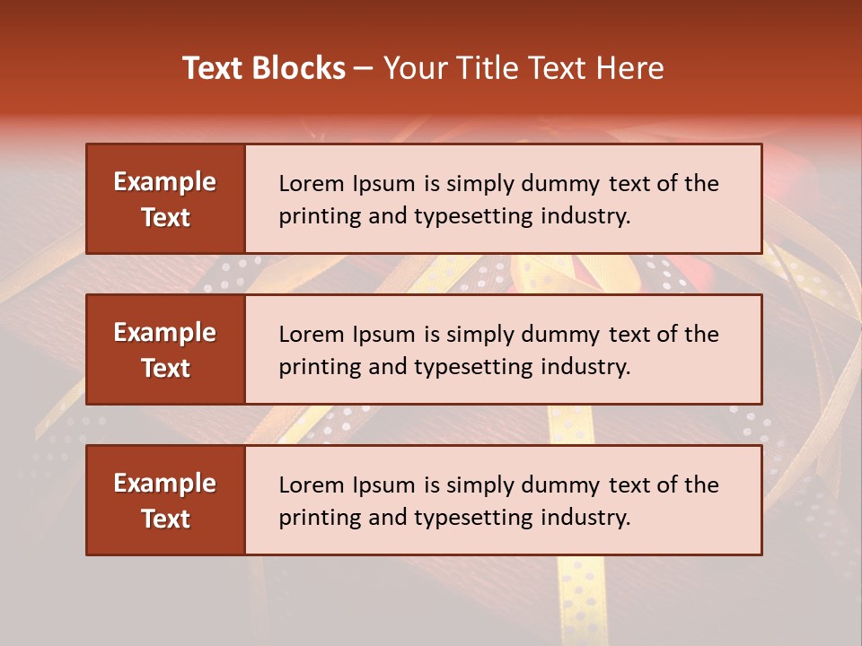 Ornament Sharing Decorate PowerPoint Template