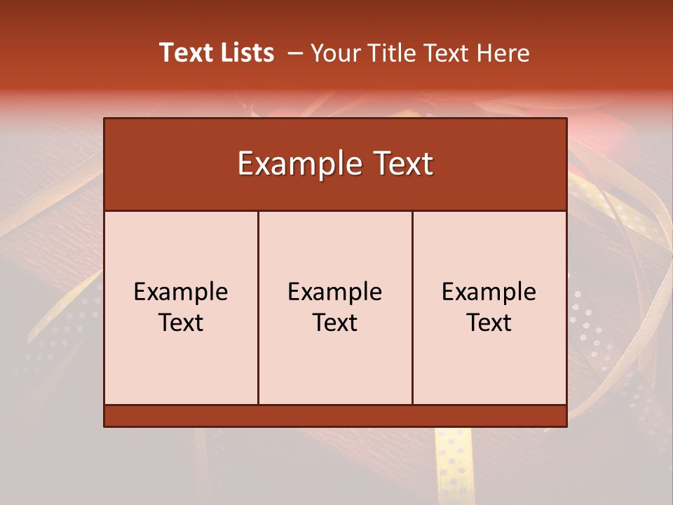 Ornament Sharing Decorate PowerPoint Template