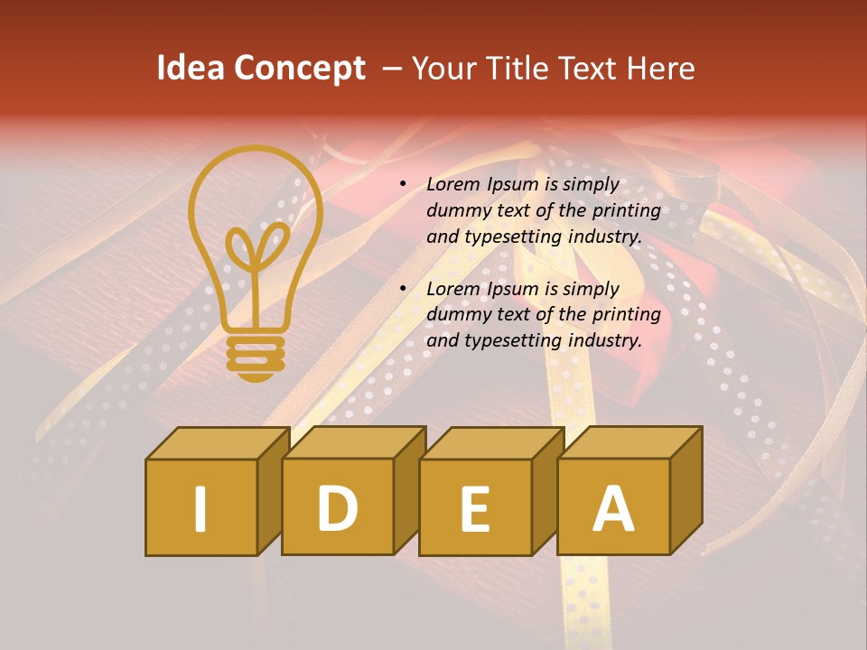 Ornament Sharing Decorate PowerPoint Template