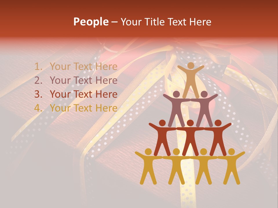 Ornament Sharing Decorate PowerPoint Template