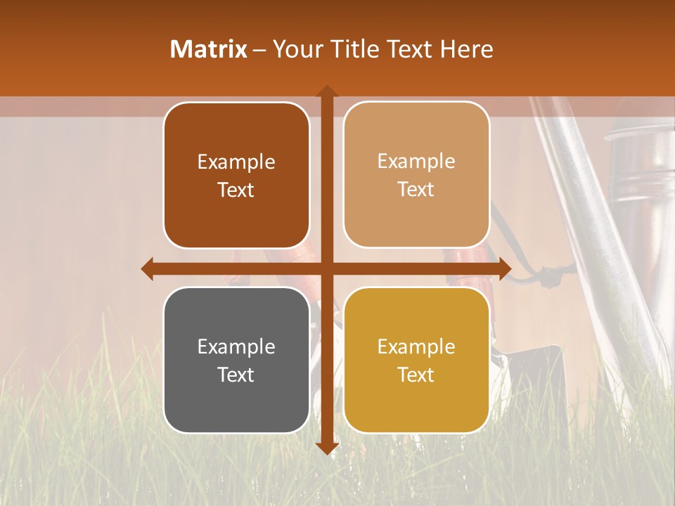 Dirty Growth Garden PowerPoint Template
