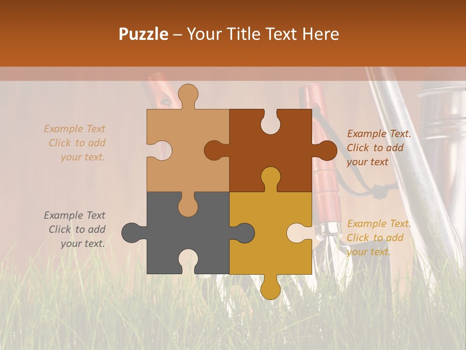 Dirty Growth Garden PowerPoint Template