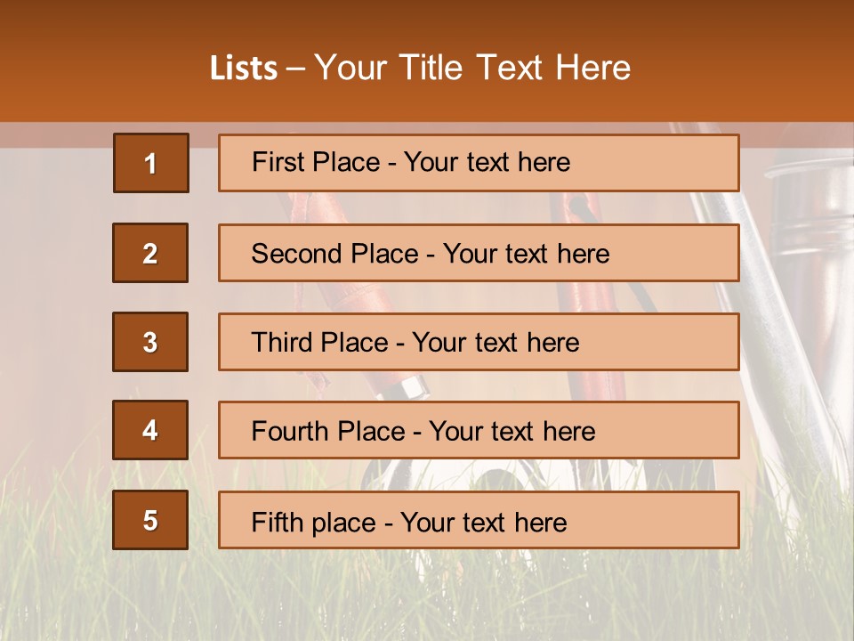 Dirty Growth Garden PowerPoint Template