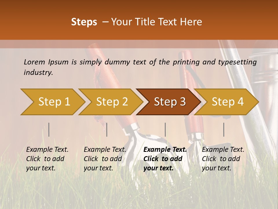 Dirty Growth Garden PowerPoint Template