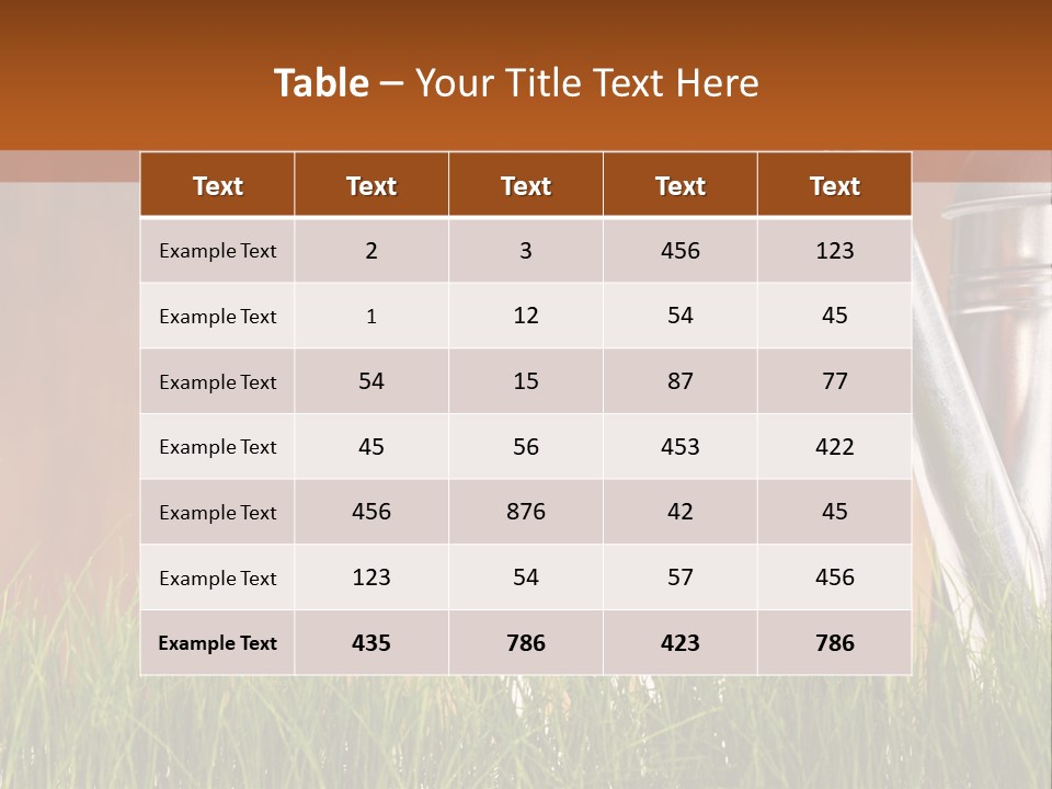 Dirty Growth Garden PowerPoint Template