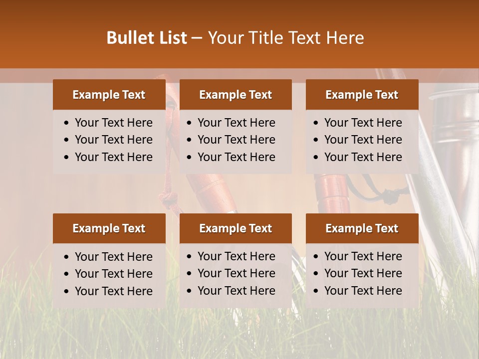 Dirty Growth Garden PowerPoint Template