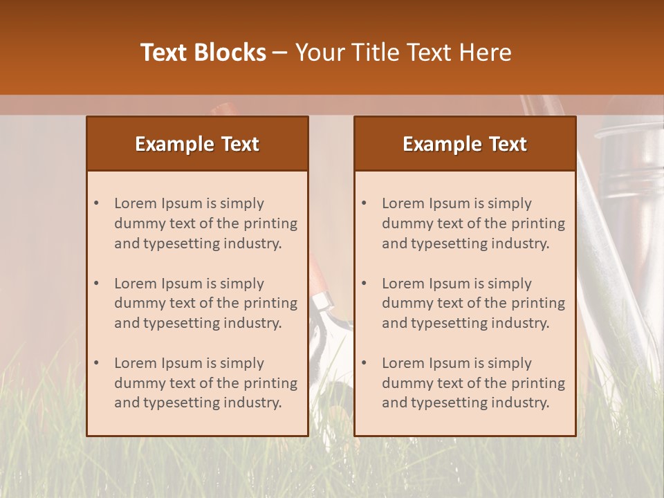 Dirty Growth Garden PowerPoint Template