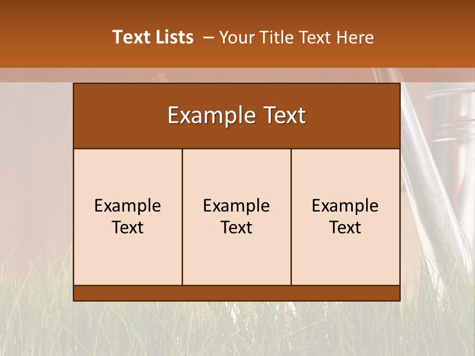 Dirty Growth Garden PowerPoint Template