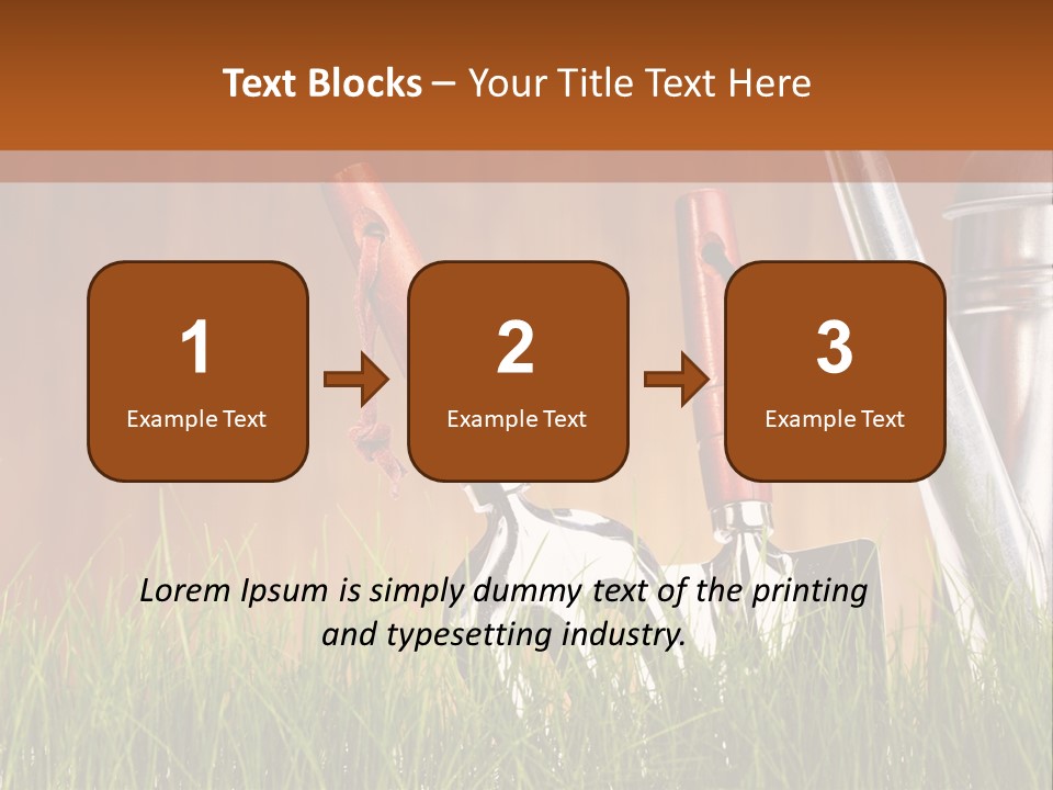 Dirty Growth Garden PowerPoint Template