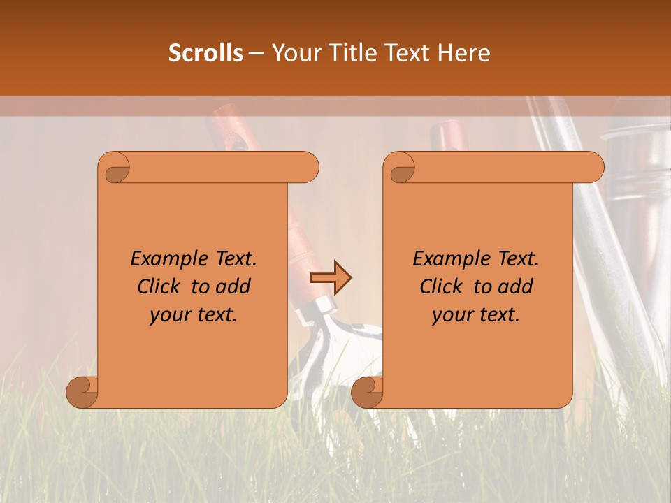 Dirty Growth Garden PowerPoint Template
