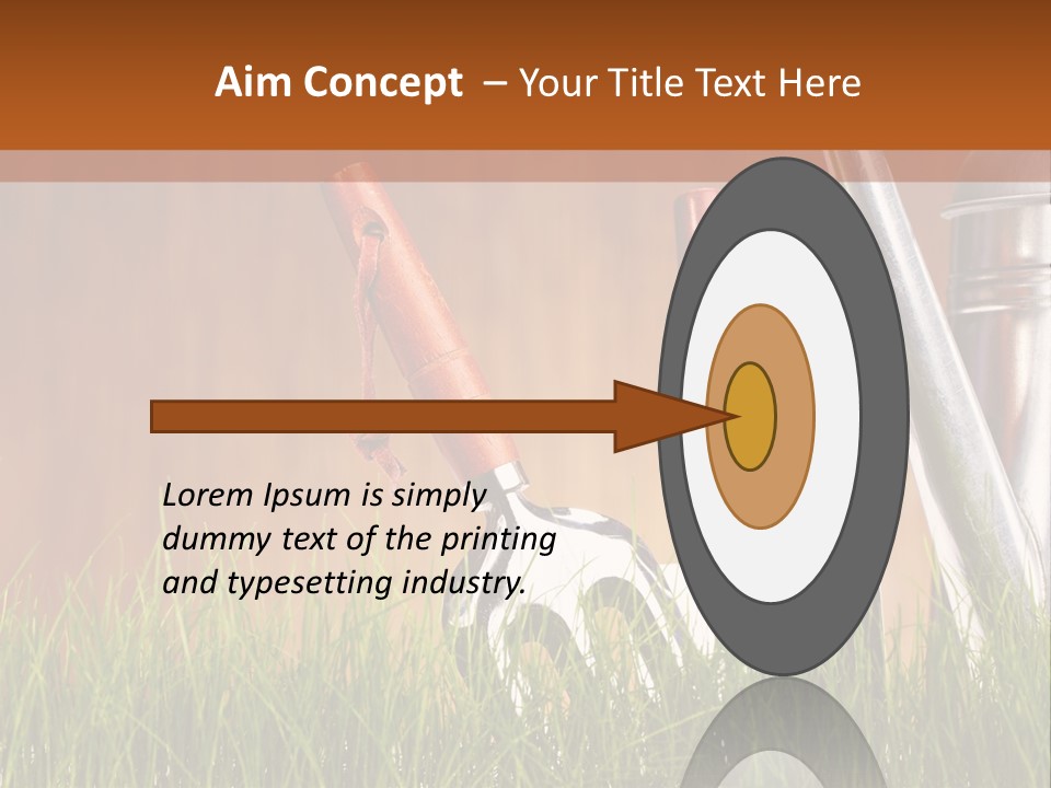 Dirty Growth Garden PowerPoint Template