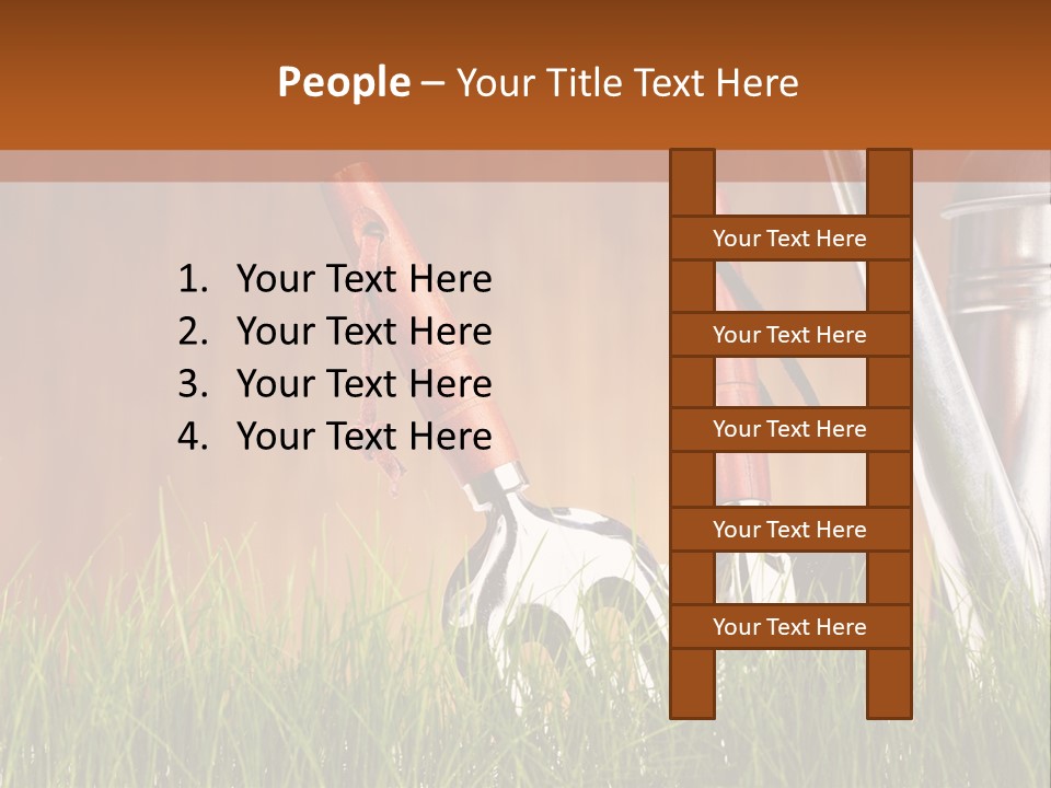 Dirty Growth Garden PowerPoint Template