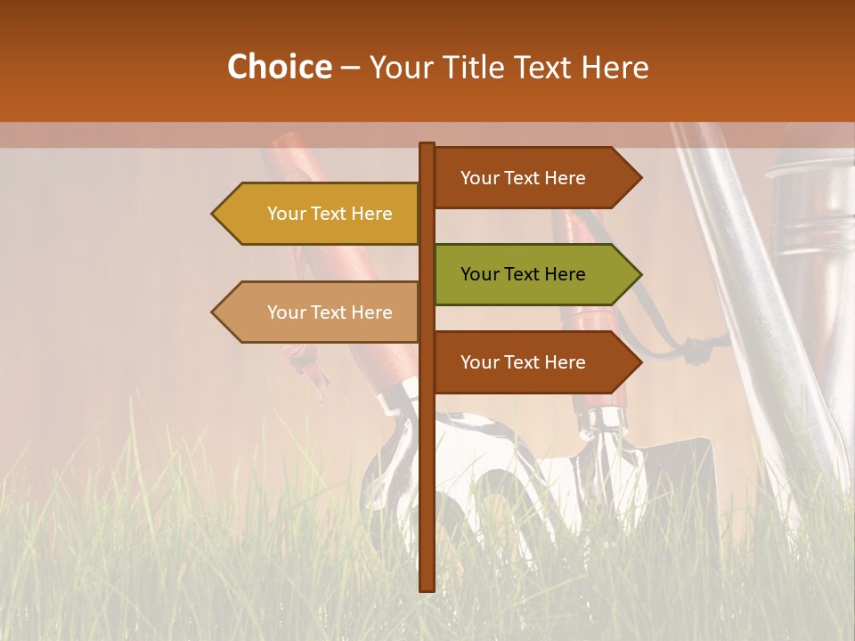 Dirty Growth Garden PowerPoint Template