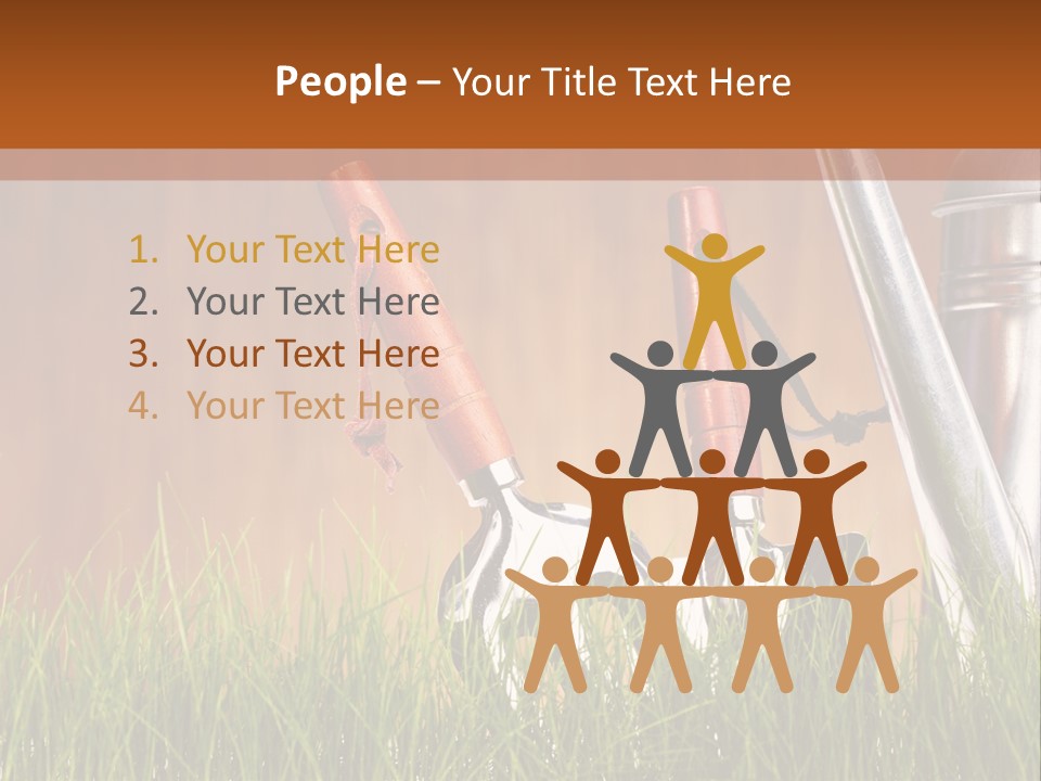 Dirty Growth Garden PowerPoint Template