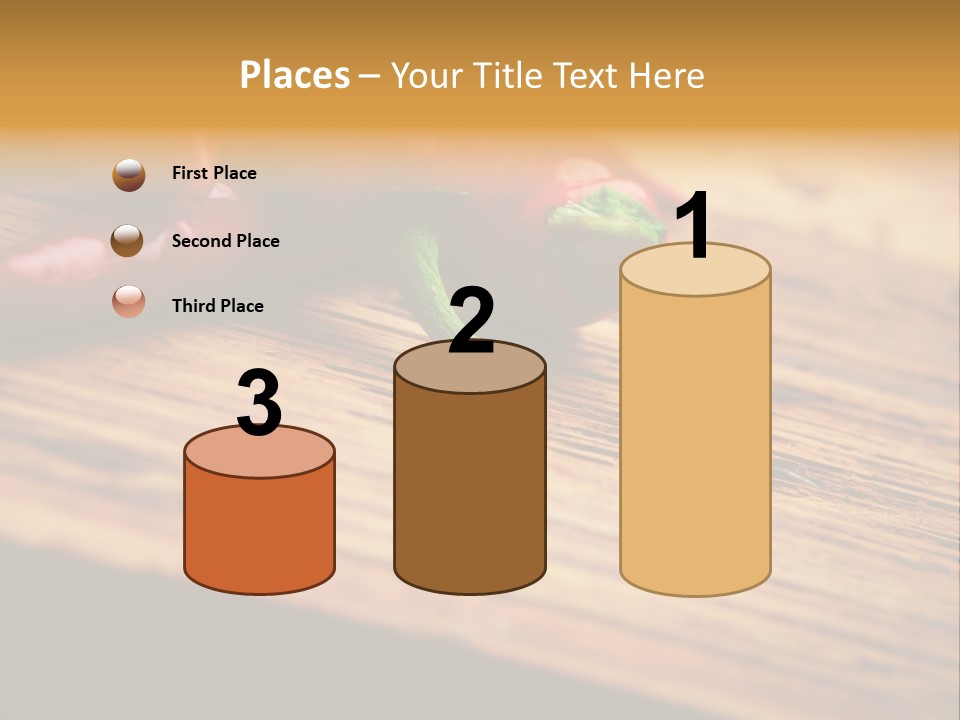 Close Up Objects Copyspace PowerPoint Template